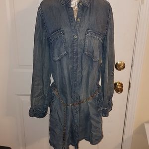 Jean shirt or dress (BELT IS INCLUDED)